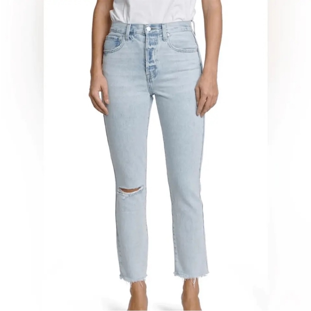 Pistola St Tropez High Rise Straight Leg Jeans